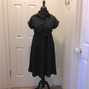Lightweight Black Retro Inspired Dress